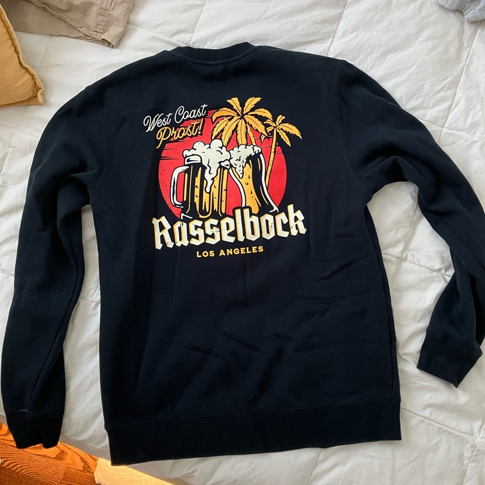 Rasselbock Los Angeles Black Sweatshirt Long Sleeve Large